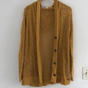 Roxy brand yellow sweater